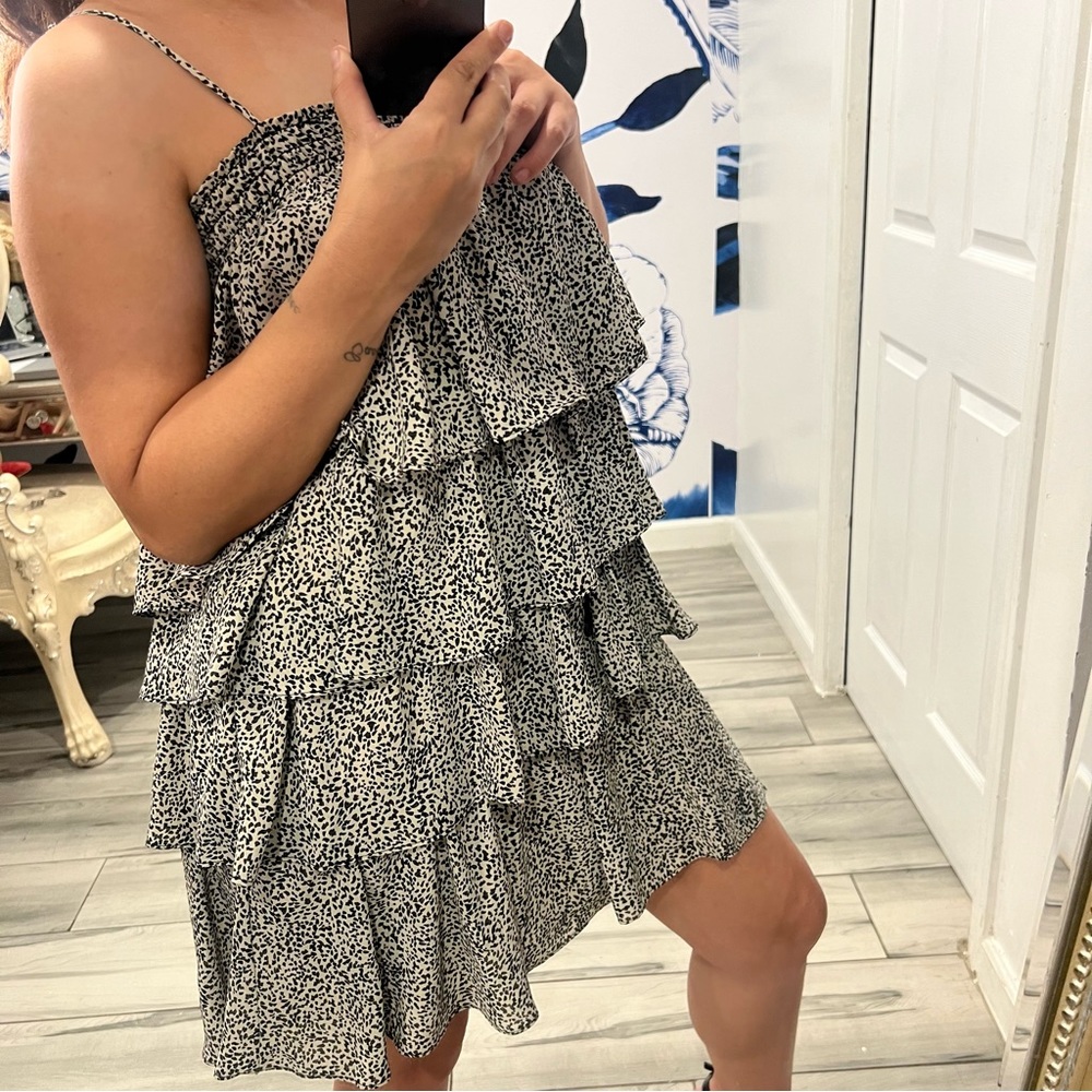 Willow Tiered Mini Dress Large